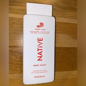 Candy Cane Native Body Wash LAST ONE Bottle 18 Fl Oz Limited Edition Holiday